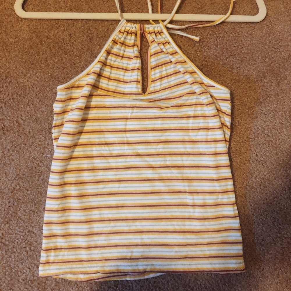 Pacsun stripped halter top